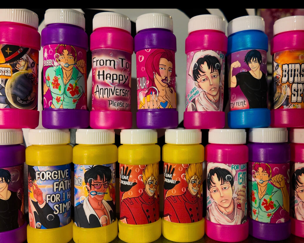 2oz Bubbles With Peel Off Sticker Label