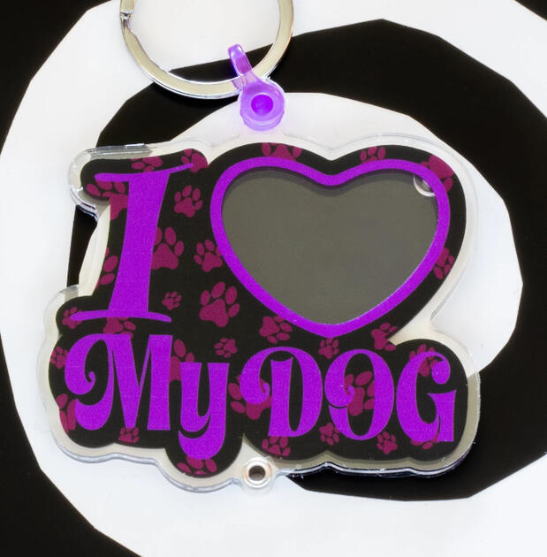 I ❤️ My Dog Photo Shaker