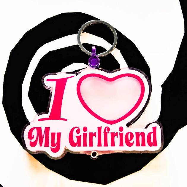 Pink Girlfriend Photo Shaker