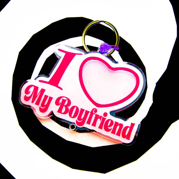 Pink Boyfriend Photo Shaker