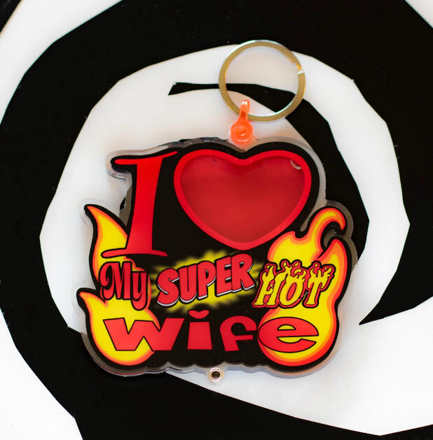 I ❤️ My Super Hot Wife Photo Shaker