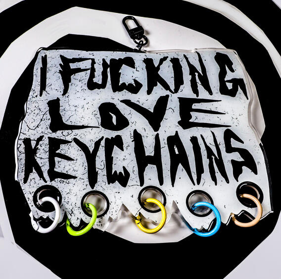 I Fucking love keychains holder
