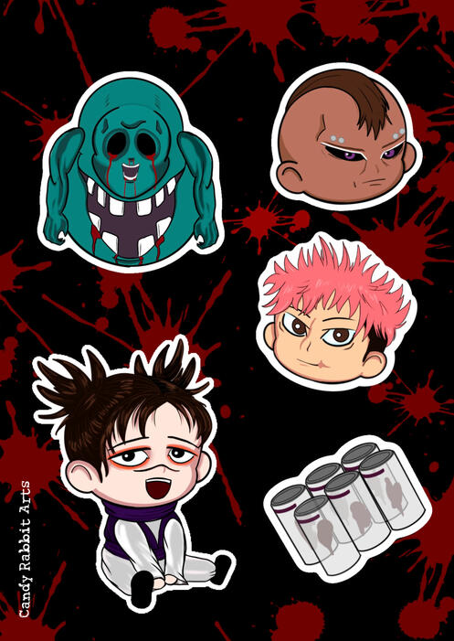 Choso and Bros Sticker Sheet