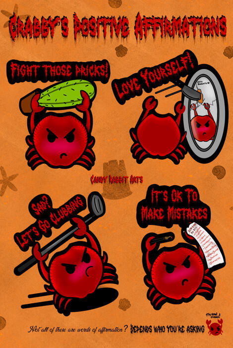 Crabby Sticker Sheet