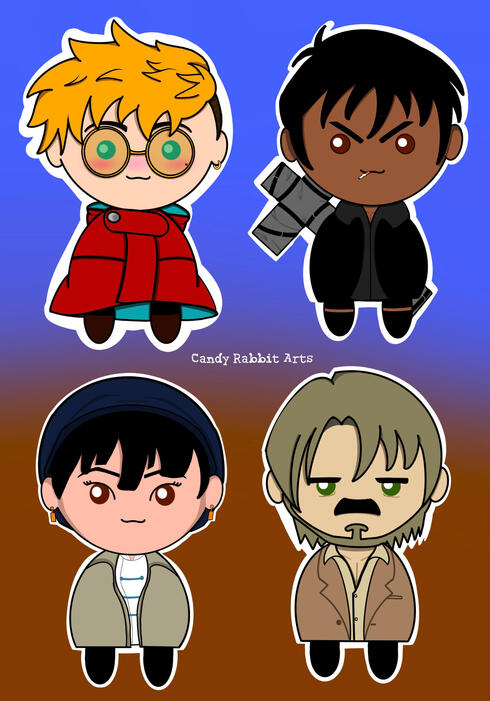 Trigun Stampede Sticker Sheet