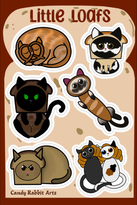 Little Loafs Sticker Sheet