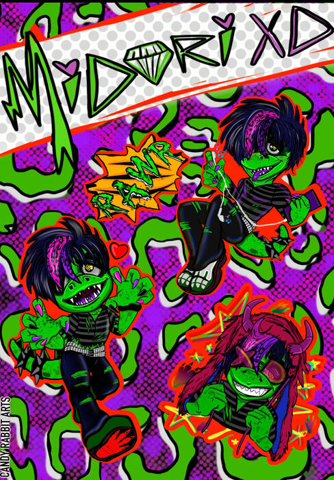 Midori XD Sticker Sheet