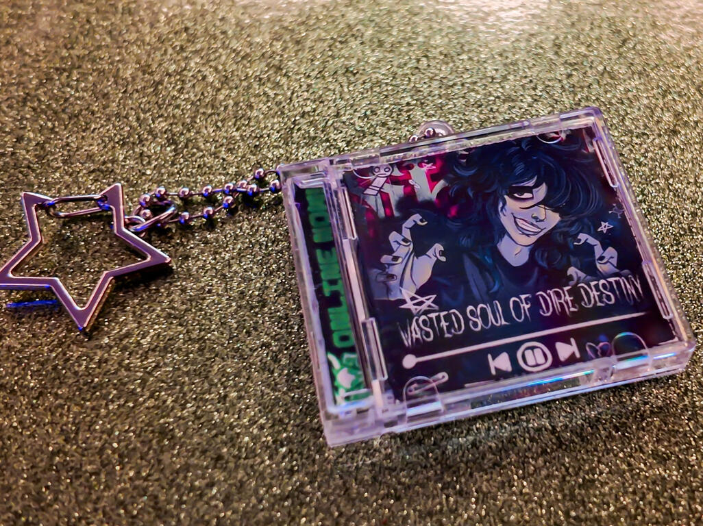 Shadowlords Theme CD Keychain